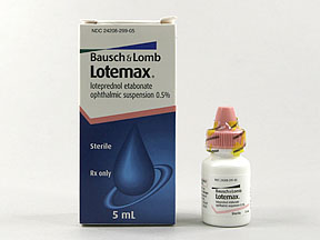 LOTEMAX 0.5% OPHTHALMIC SUSP 5ML