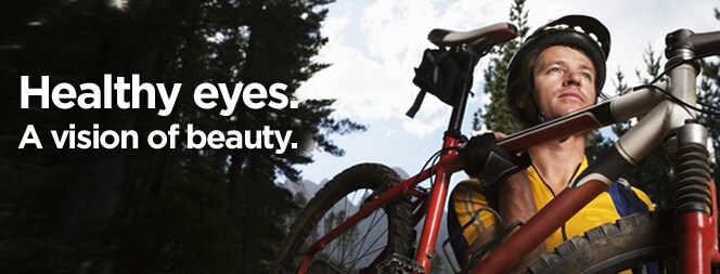 Healthy eyes. A vision of beauty. Healthy eyes. A vision of beauty.
