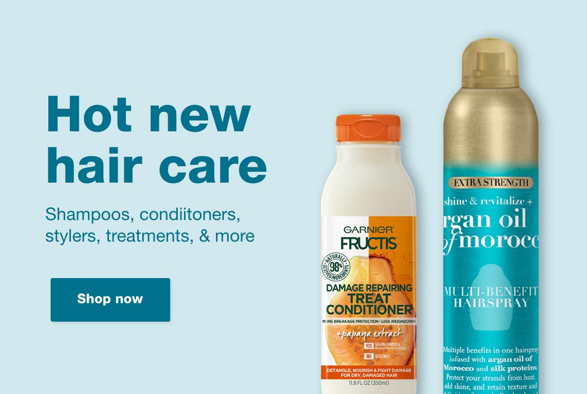 Hot new hair care Shampoos, conditioners, stylers, treatments & more. Shop now.