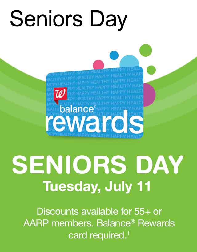 Senior Savings Day Walgreens