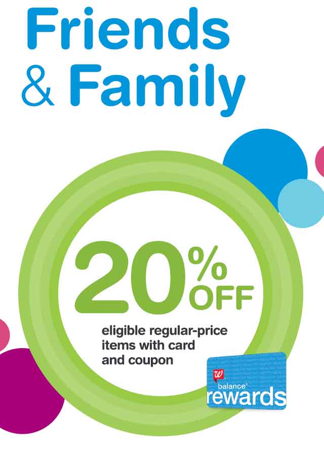 Friends & family! Enjoy 20 OFF your purchase in store & online with