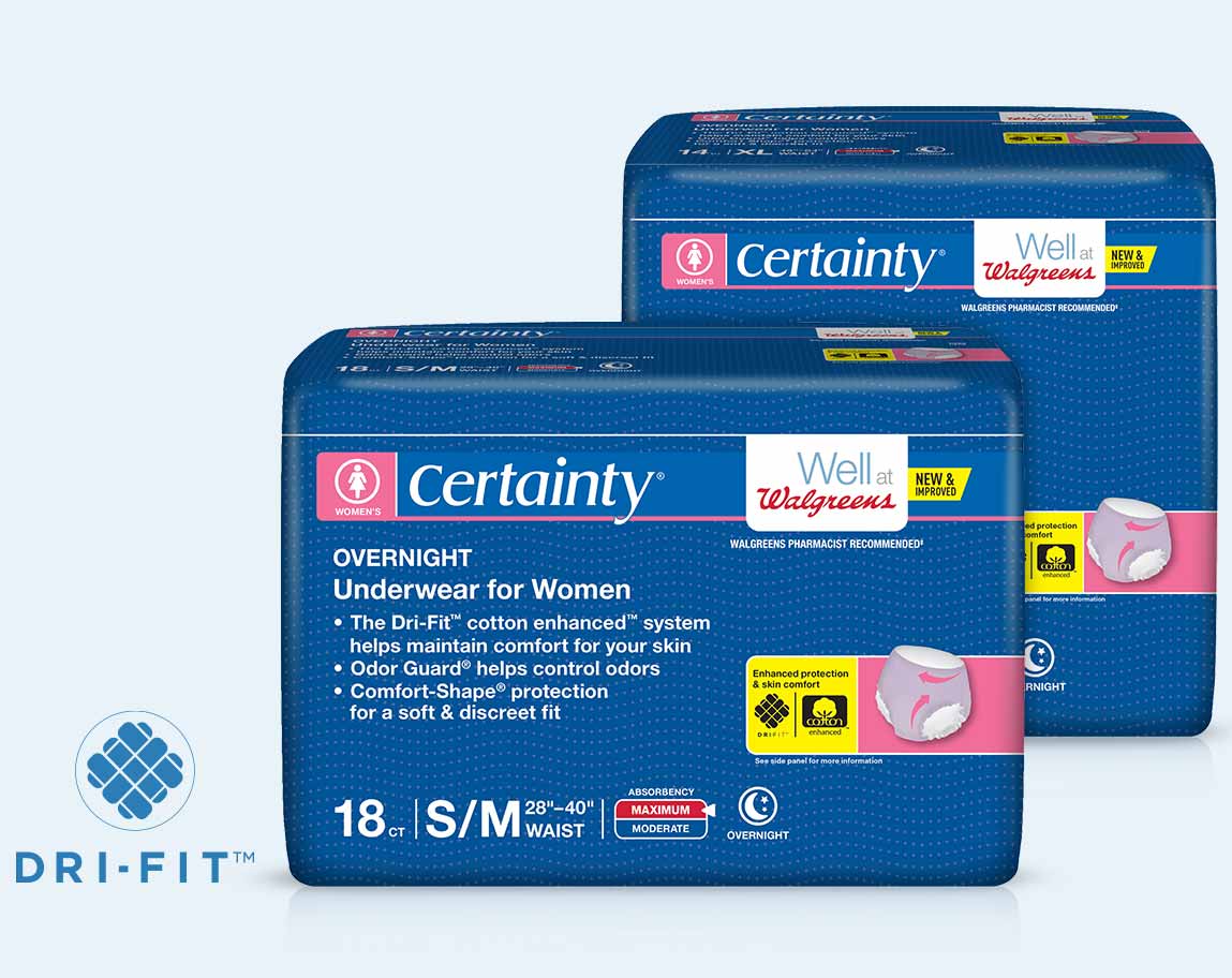 Incontinence Products Walgreens