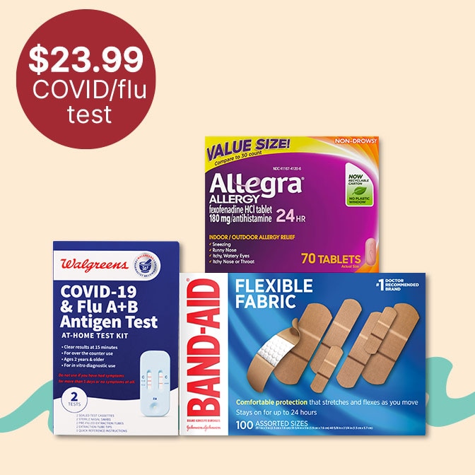 $23.99 COVID/Flu test