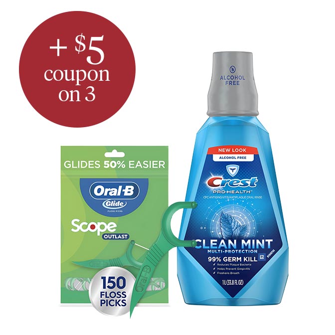 +$5 coupon on 3
