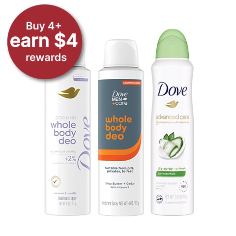 Buy 4+ earn $4 rewards
