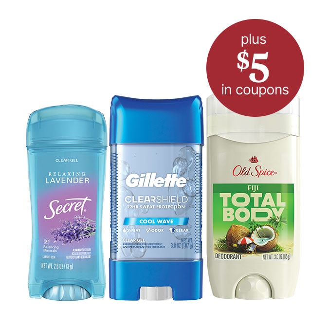 plus $5 in coupons