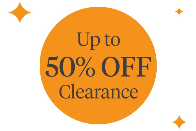 Up to 50% OFF Clearance