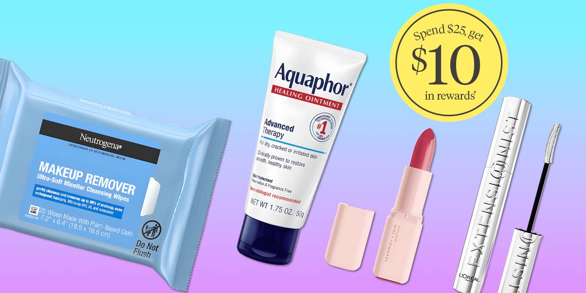 Spend $25, get $10 in rewards*