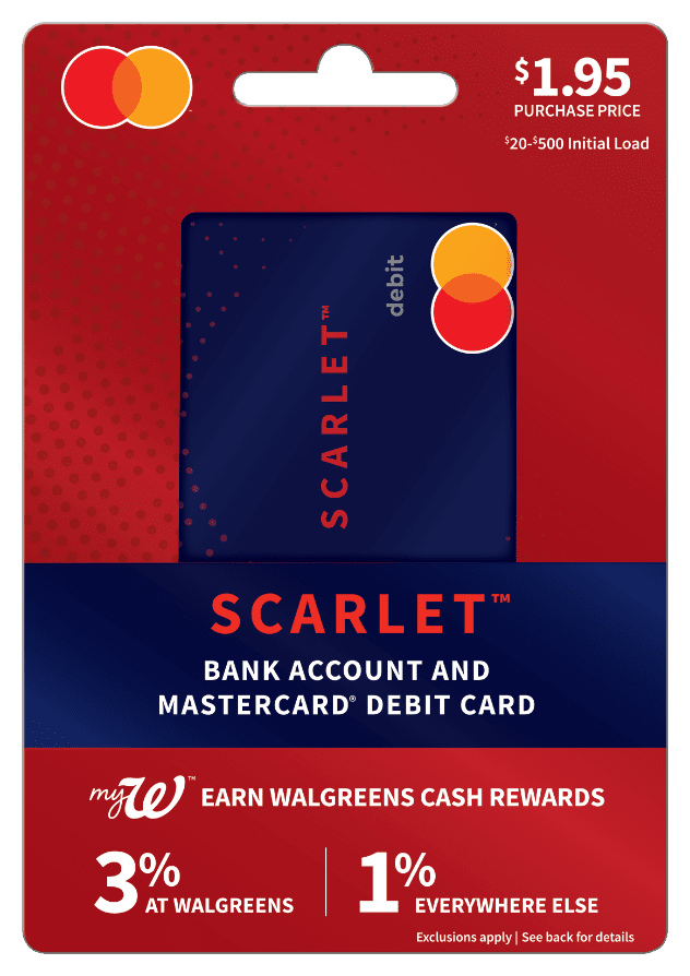 SCARLET® Bank Account and Mastercard® Debit Card