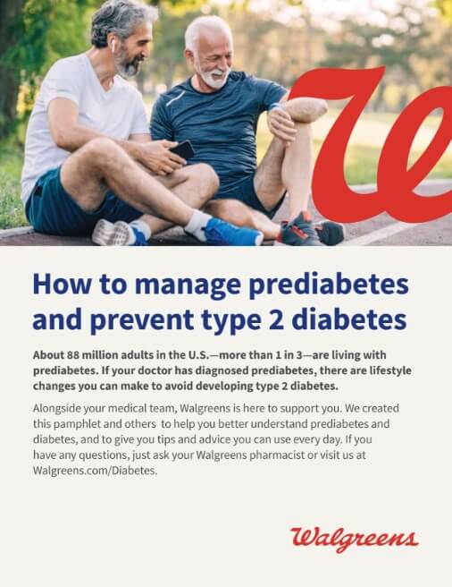 Managing pre-diabetes