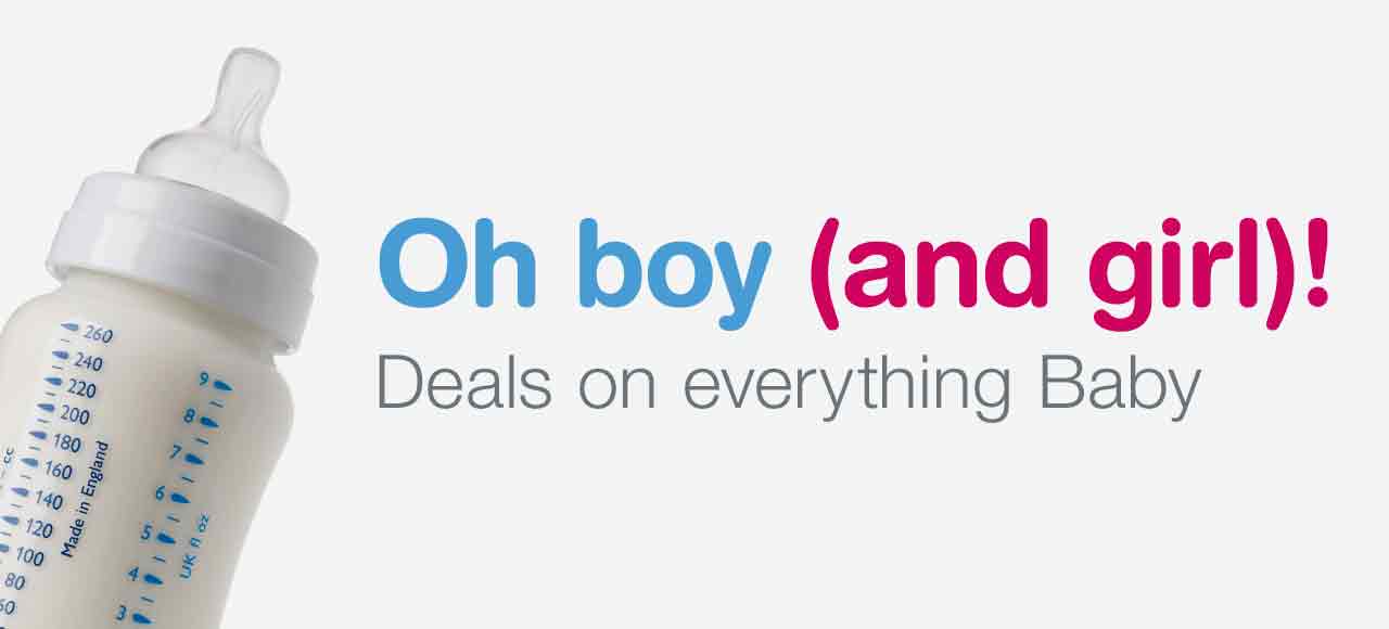 Oh boy (and girl)! Deals on everything Baby.