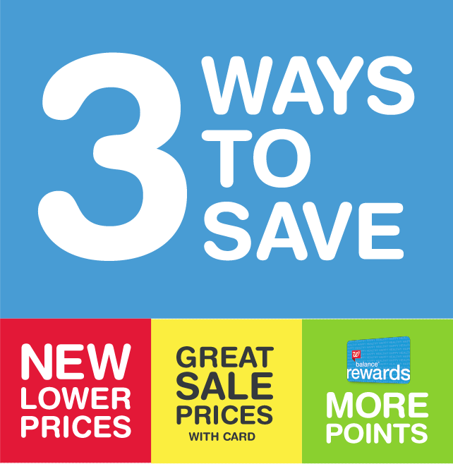 3 Ways to Save. New Lower Prices. Great Sale Prices With Card. Balance(R) Rewards. More Points.