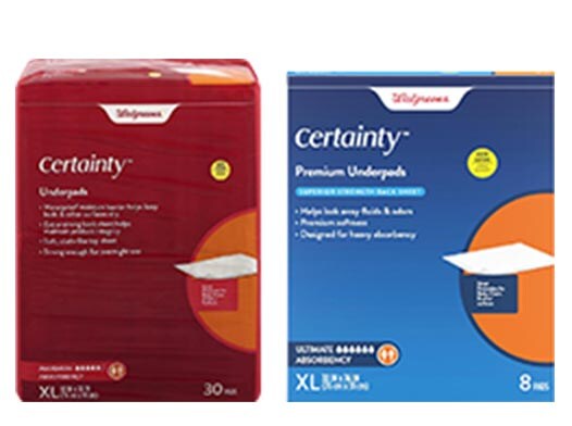 Moderate incontinence protection products