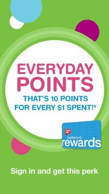 Everyday Points. That's 10 points for every $1 spent!* Balance(R) Rewards. Sign in and get this perk.
