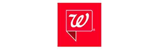 Walgreens Corner W icon: Reversed gradient version