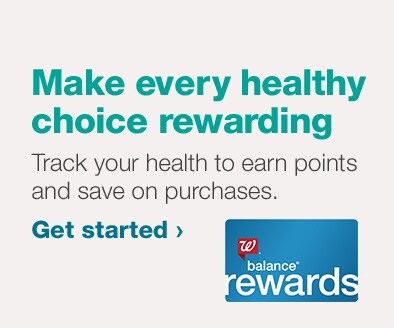 Make every healthy choice rewarding. Track your health to earn points and save on purchases. Get started.