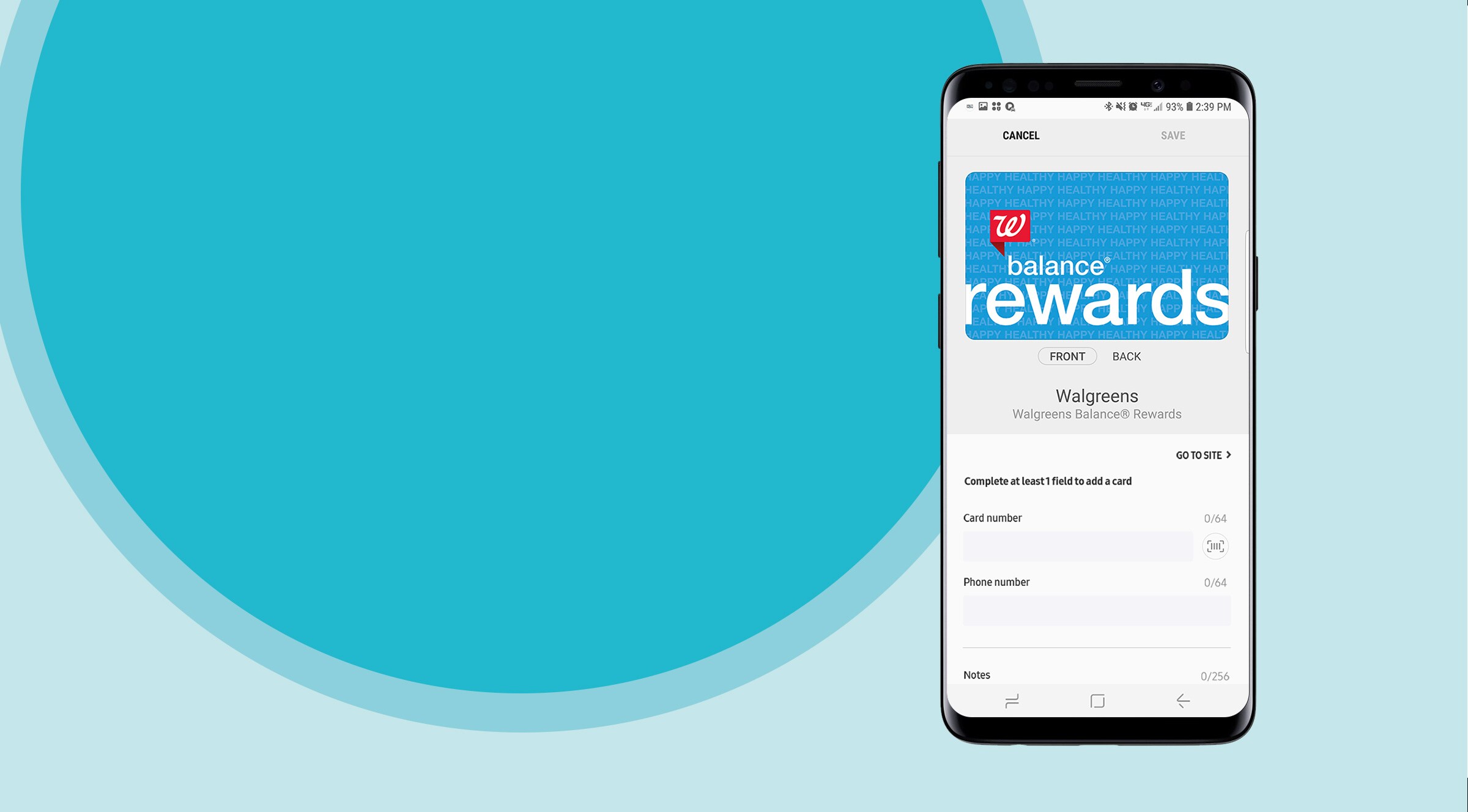 Balance® Rewards with Samsung Pay®. Checking out (and earning points!) just got easier.