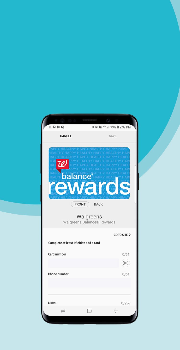 Balance® Rewards with Samsung Pay®. Checking out (and earning points!) just got easier.