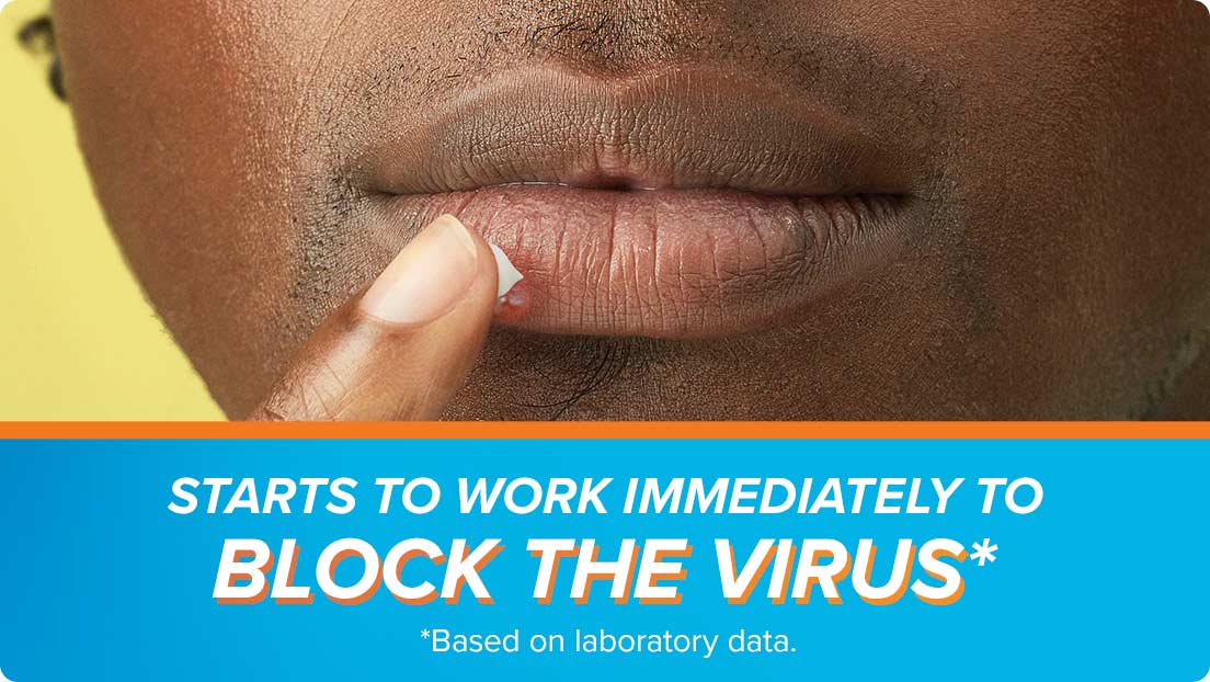 Starts to work immediately to block the virus* *based on laboratory data
