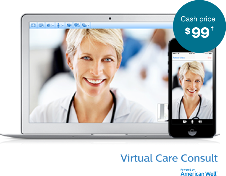 Care Consult Powerd by Americal Well. Log