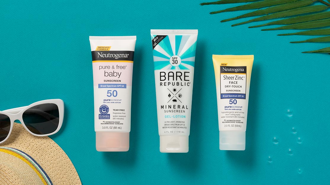 Sunscreen with zinc Sunscreen with zinc