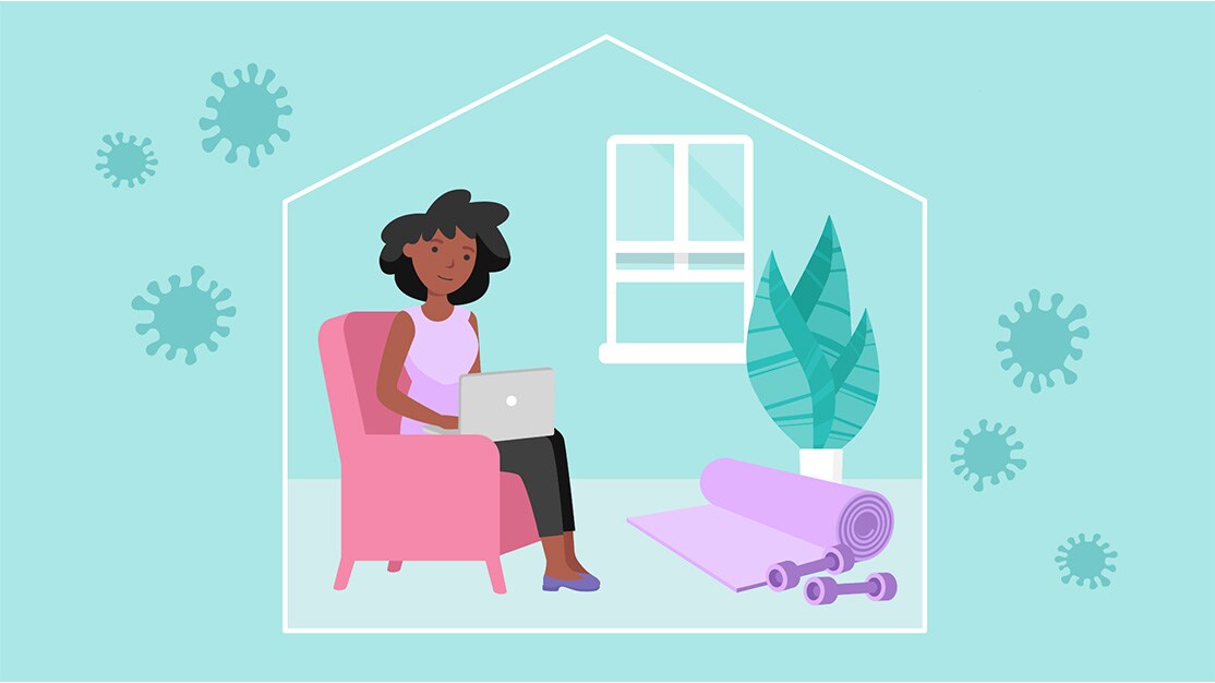 Tips for staying active and eating well during COVID-19
