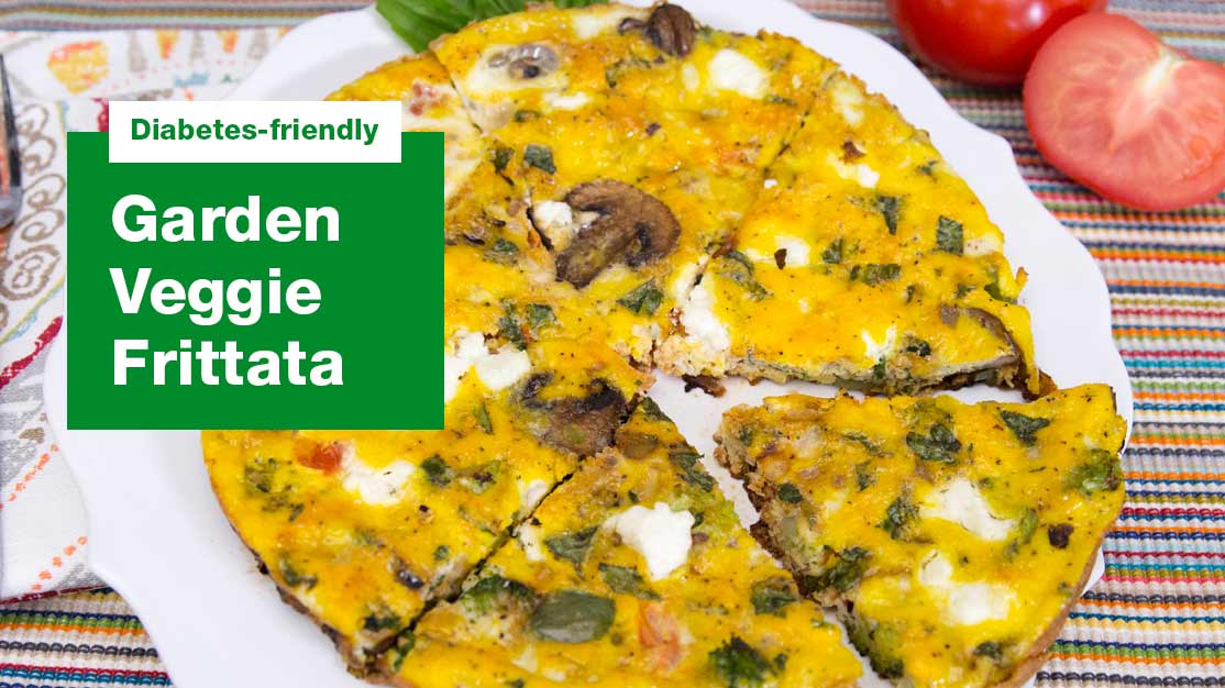 Veggie Frittata Diabetes-Friendly Recipe