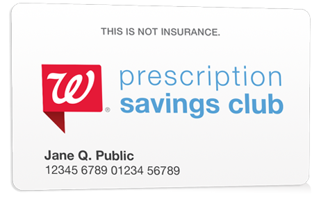 Product Details Prescription Savings Club Walgreens