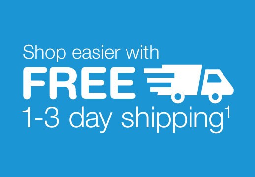 Shop easier with FREE 1-3 day shipping.(1)