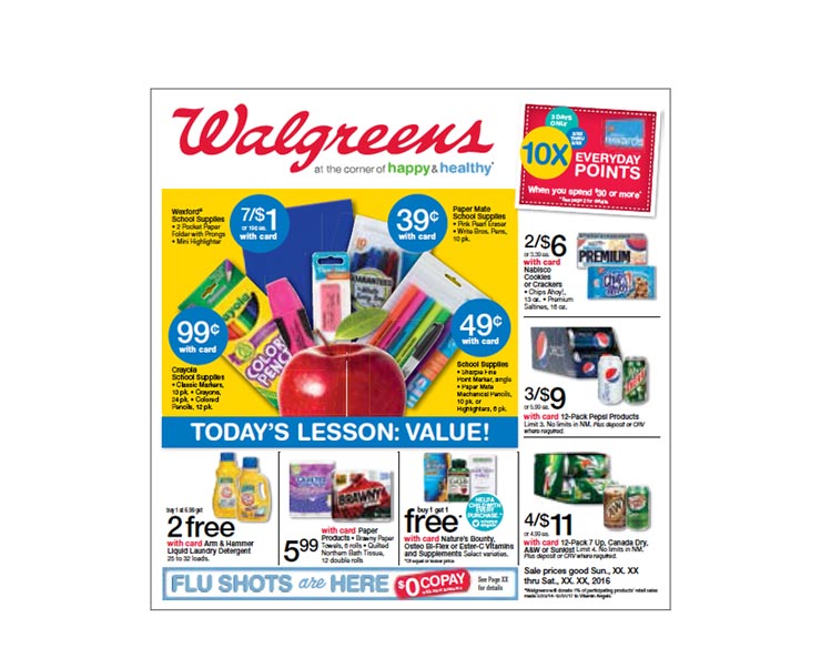 Back to School Supplies Walgreens