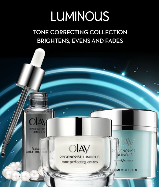 Luminous - Tone correcting collection brightens, evens and fades.