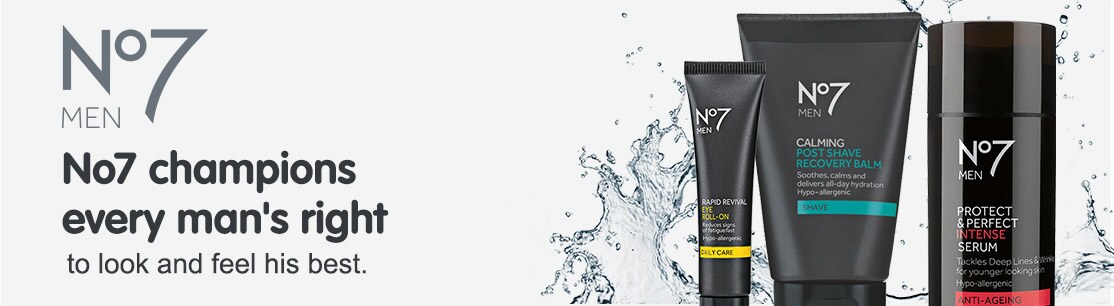 Boots No7 Men champions every man's right to look and feel his best.