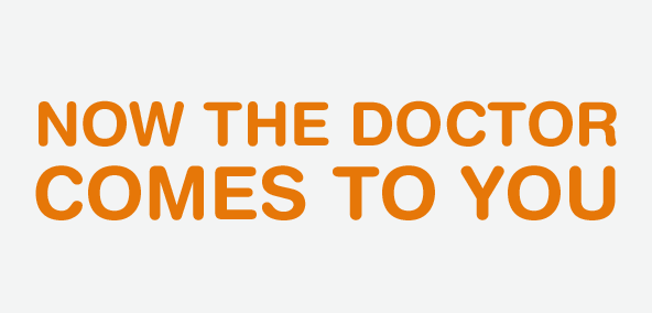 Now the doctor comes to you. Now the doctor comes to you.