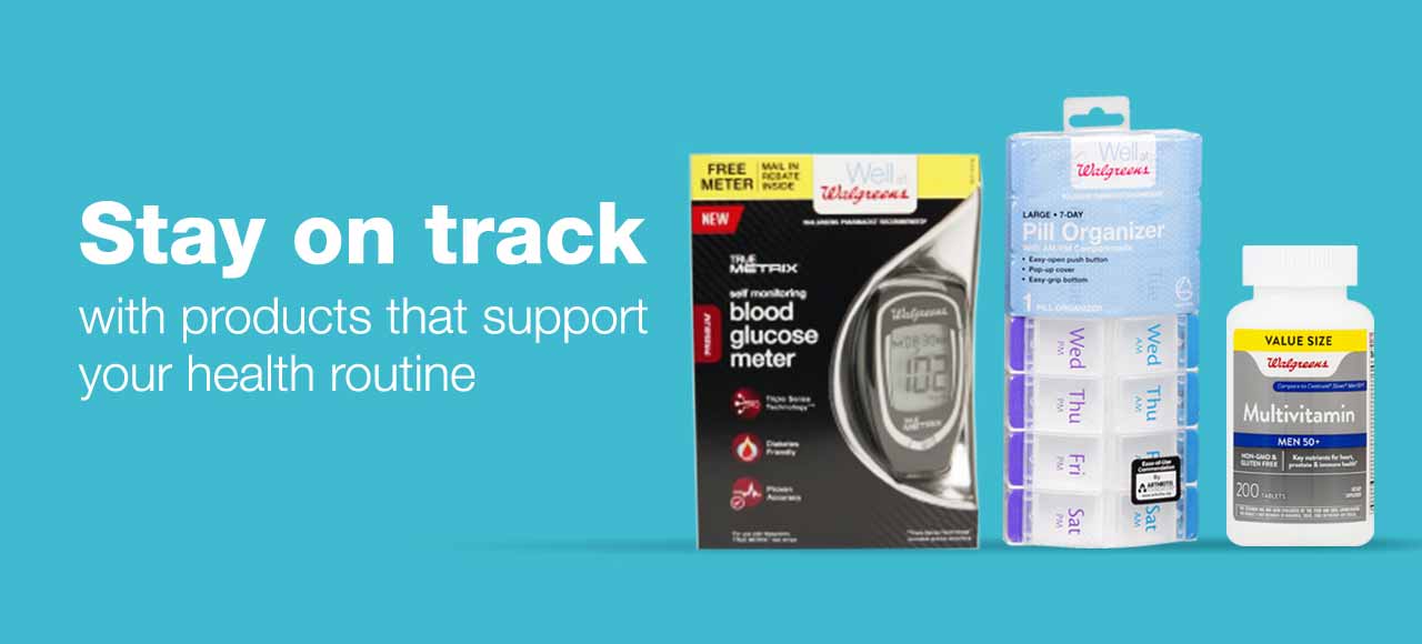 Stay on track with products that support your health routine.