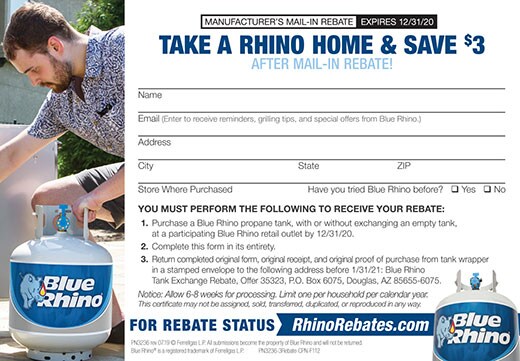 Blue Rhino Mailing In Rebate Address