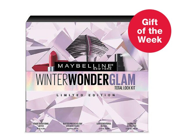Gift of the Week. 50% off Maybelline Winter WonderGlam holiday kit*