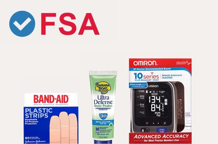 Medical supplies at walgreens store