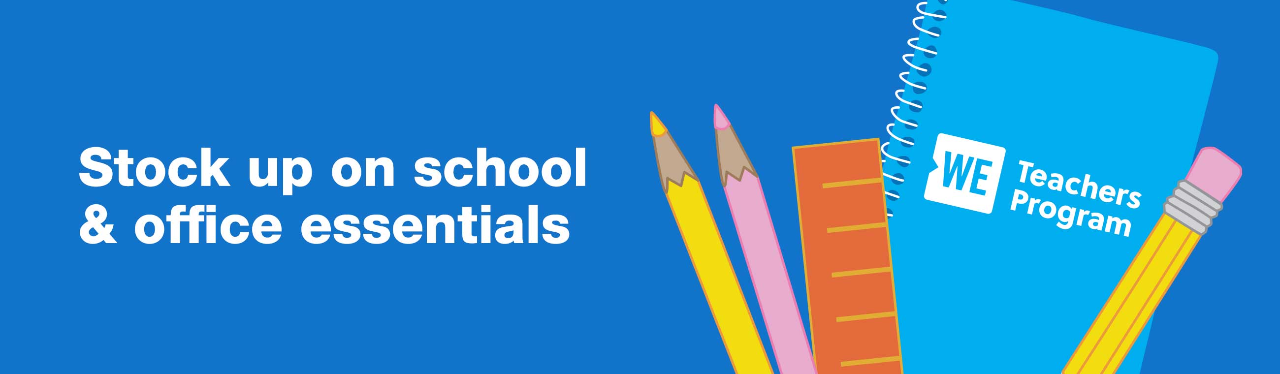 Stock up on school & office essentials.