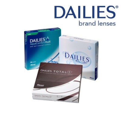 Dailies(R) brand lenses.