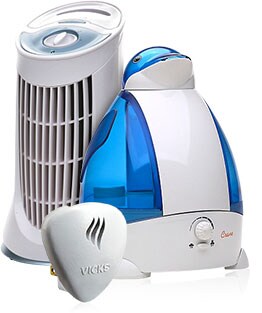 Humidifiers, vaporizers and purifiers
