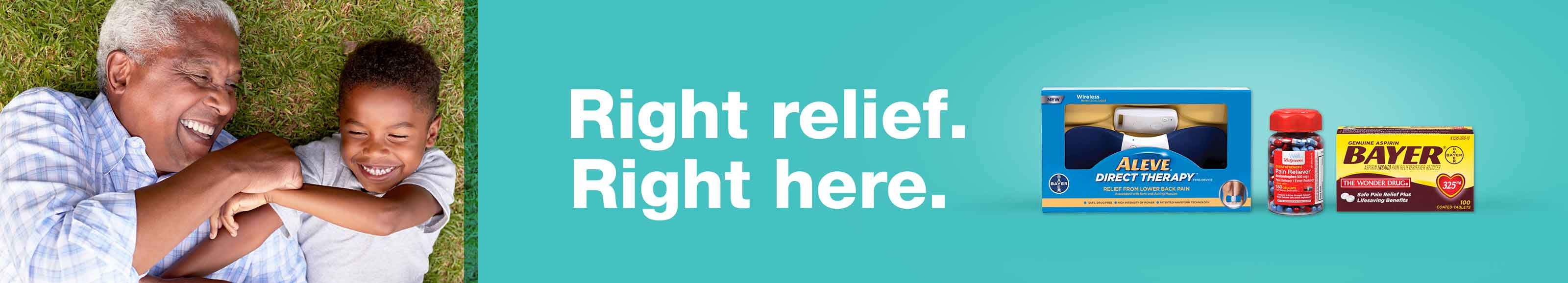 Right relief. Right here.