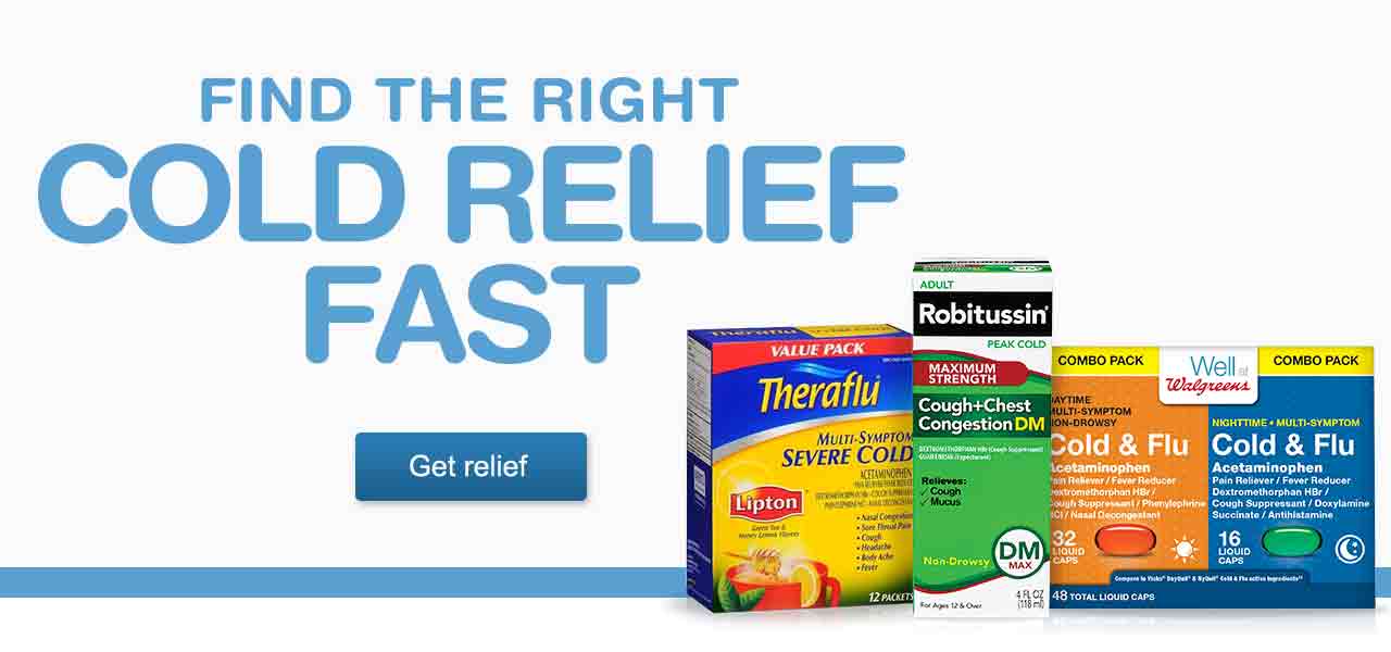 Cough, Cold and Flu Medications Walgreens