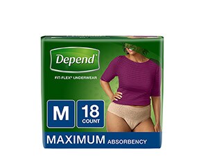 select Poise or Depend protection products