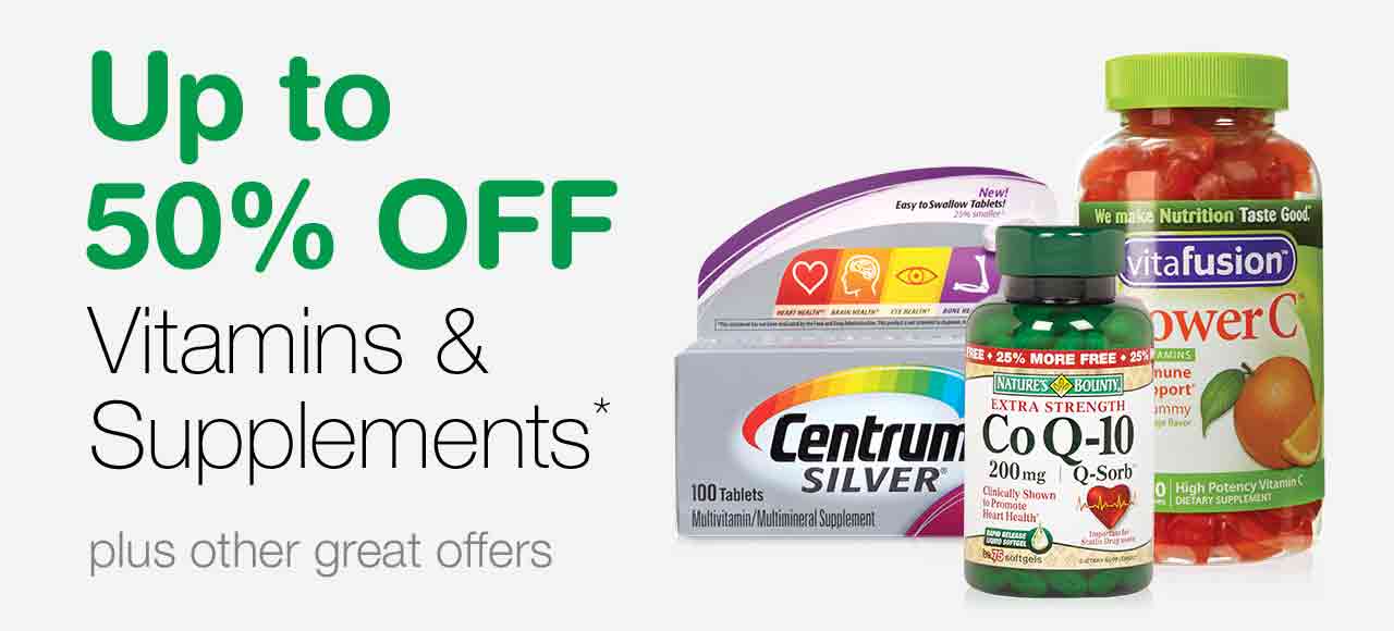 Vitamins and Supplements Weekly Deals Walgreens