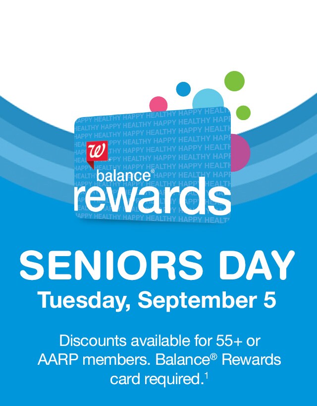 Senior Savings Day Walgreens