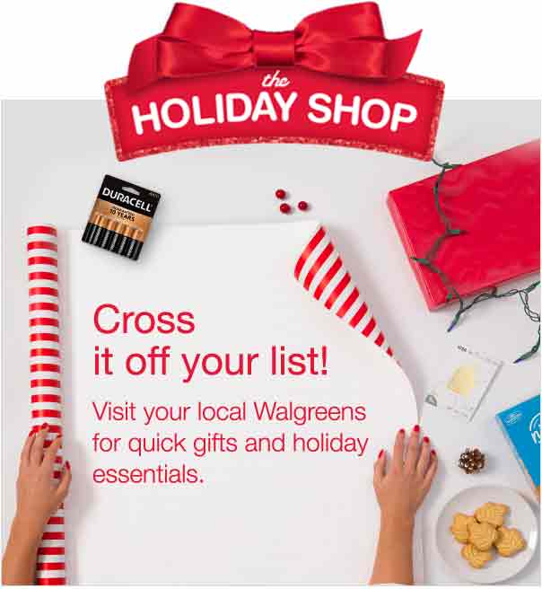 Holiday Gift Shop Walgreens