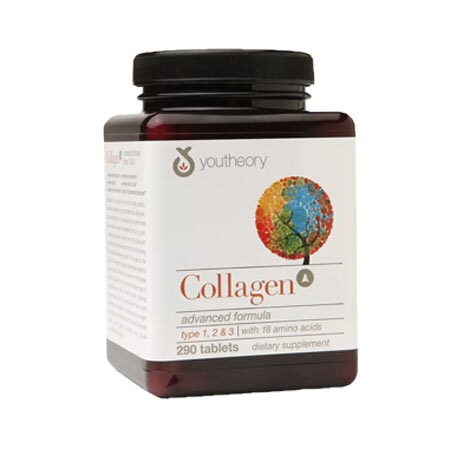 Youtheory Collagen Type 1, 2 and 3 Advanced Formula, Tablets