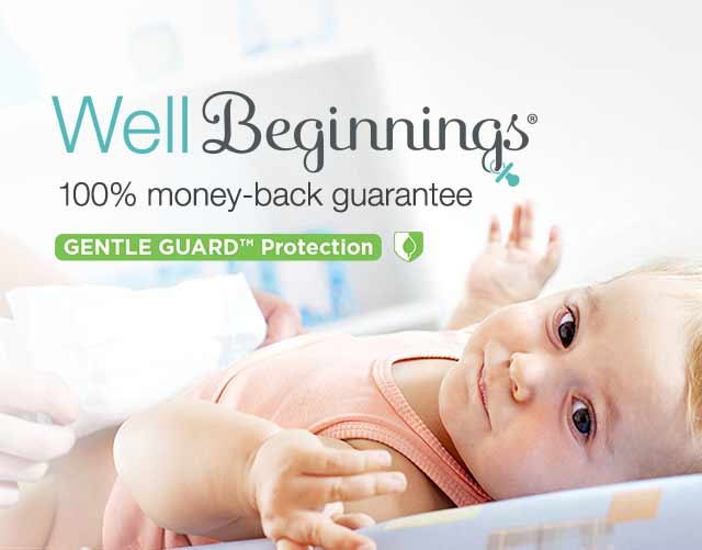 Well Beginnings(R) diapers. 100% money-back guarantee. Gentle Guard Protection. Shop now.
