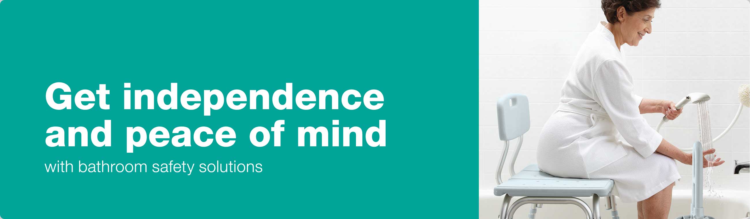 Get independence and peace of mind with bathroom safety solutions.