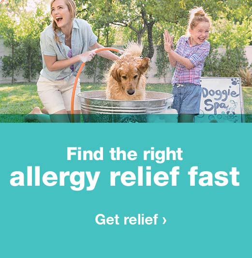 Find the right allergy relief fast. Get relief.